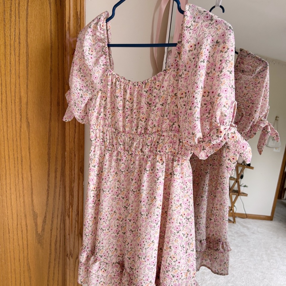 Dry Goods Pink Floral Mini Dress